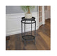 Panacea, 20 in. New Age Double Plant Stand, Black, Model # 82210