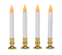 Sylvania, 4 Pack, 9" Battery Operated Flickering LED Candles, V24329-88