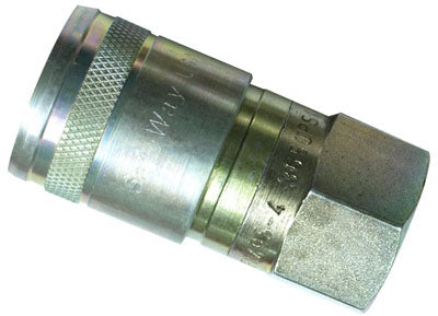 Apache Hose FFE4954, 1/2" Body Coupling Flat Face x 1/2" Female NPT, Hydraulic Adapter 39040676