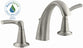 Mistos, Brushed Nickel, 8"-16" Widespread, Lavatory Sink Faucet, R37026-4D1-BN