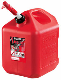 5 Gallon, Red, Portable, High Density Polyethylene Gas Can, Midwest 5610