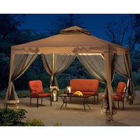 Sunjoy 10 x 10 Weist Gazebo with Mosquito Netting