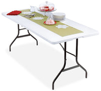 Folding Table, 30'' x 72'', Lightweight & Easy To Carry, 3072F